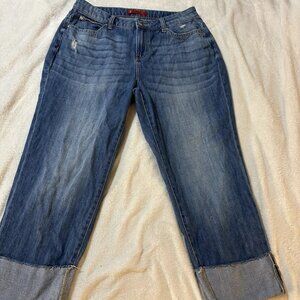 Jennifer Lopez Size 10 Boyfriend Jeans Light Wash Casual Relaxed Fit